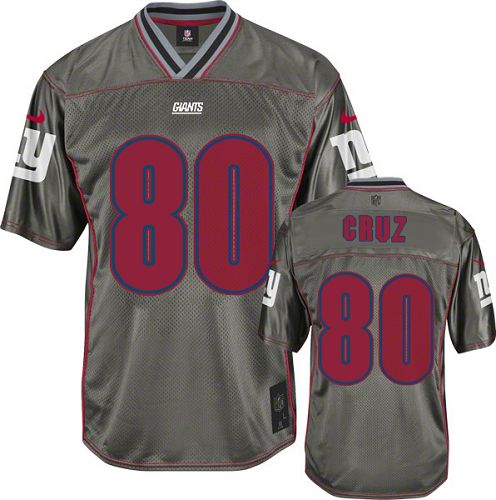 Youth Elite Victor Cruz Nike Jersey Grey - #80 Vapor NFL New York Giants